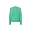 Polo Ralph Lauren однотонный свитер с круглым вырезом в рубчик, мужской свитер, зеленый 710775885-505