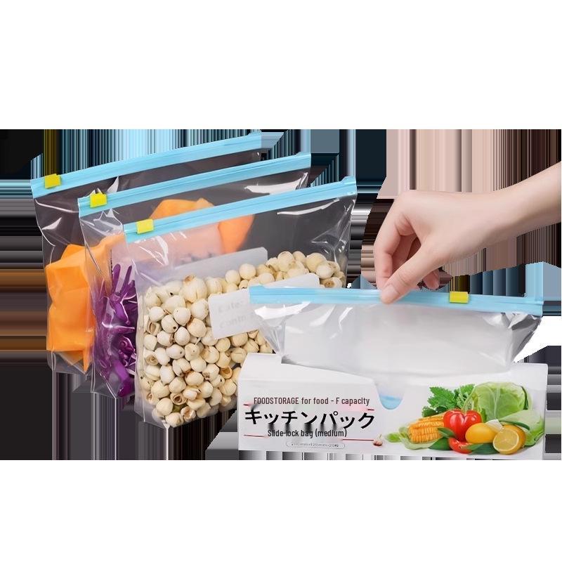 Самозакрывающиеся пакеты для хранения пищевых продуктов для орехов, плотный пластик, пакеты для хранения в холодильнике с зип-застежкой для сохранения свежести