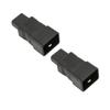 2PCS IEC320 C20 to IEC320 C13 Power Adapter Plug and Play C20 to C13 Power Socket Adapter for UPS PDU Server Ups Socket