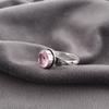 Morganite Ring, Handmade Gemstone 925 Solid Sterling Silver Ring Bohemian Jewelry, For Engagement Gift