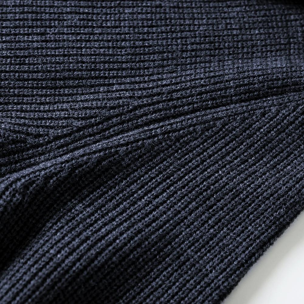 Мужской кардиган с шалевым V-образным вырезом, вязаными пуговицами и шерстяным свитером