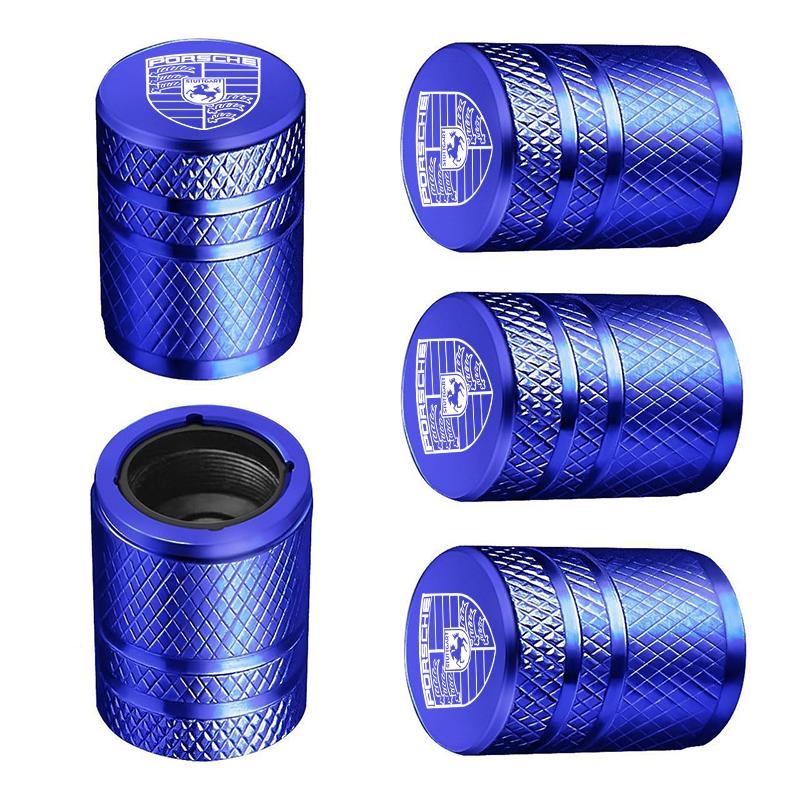 5 шт. Металлическая пылезащитная крышка колпачка клапана шины колеса автомобиля для Porsche Panamera Cayenne Taycan 911 718 Macan Carrera-GT Аксессуар