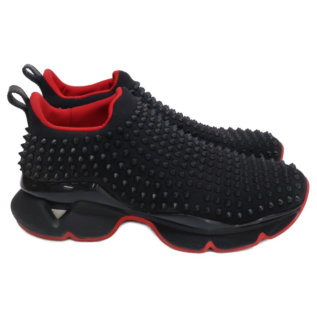 Christian Louboutin 1190555 SPIKE SOCK/Spike Sock Spike Studs Sock Sneakers Shoes 43 blackUsed