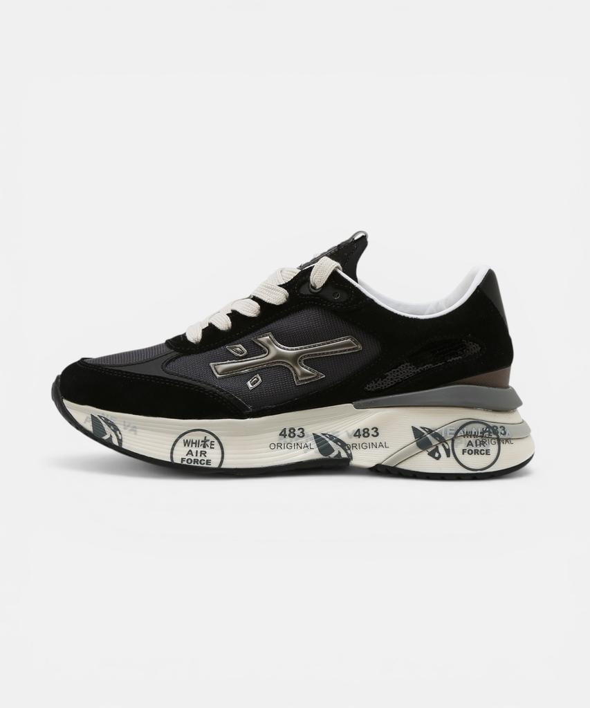 Premiata [26Ss][Moerun-D] Black Women'S Sneakers
