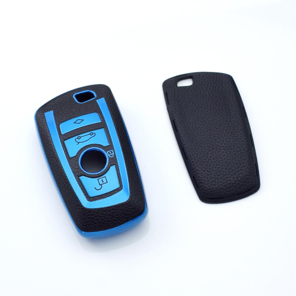 Для BMW X1 X3 X5 X6 F10 F20 F30 F34 F11 F15 F16 1 3 5 7 серии F25 F31 M3 M4 чехол для автомобильного ключа чехол TPU кожаный держатель для брелока