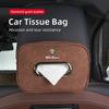 For Alfa Romeo Car Tissue Box Leather Seat Back Hanging Napkins Paper Towel Bag For Alfa Romeo 159 Giulietta Giulia 147 Mito 156 TJ0