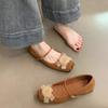Gentle Single Shoes Women Spring and Fall Elegant Flowers Shallow Mouth Mary Jane Shoes Fashionable and Comfortable