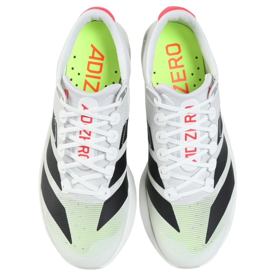 adidas Дышащие и легкие беговые кроссовки Adizero RC 6, унисекс, белый/черный, JP6560