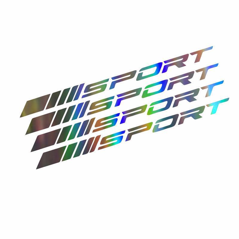 Светоотражающие наклейки на ступицы спортивных колес — персонализированные декоративные наклейки на гоночные шины