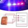 Car Front Grille Strobe Police Lights 4 In 1 Red Blue Flash Warning Emergency Lamp With Wireless Remote Control for Truck Van