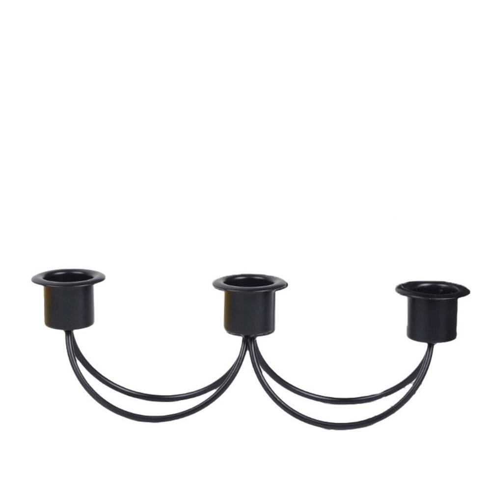 Винтажный подсвечник с тремя головками, минималистский подсвечник, декор стола, подсвечник для мероприятий