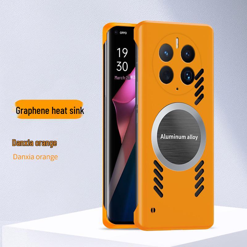 Безрамочный охлаждающий чехол для телефона Huawei P60 Pro/Mate 50 Pro - Магнитный, с графеном, защита от падений