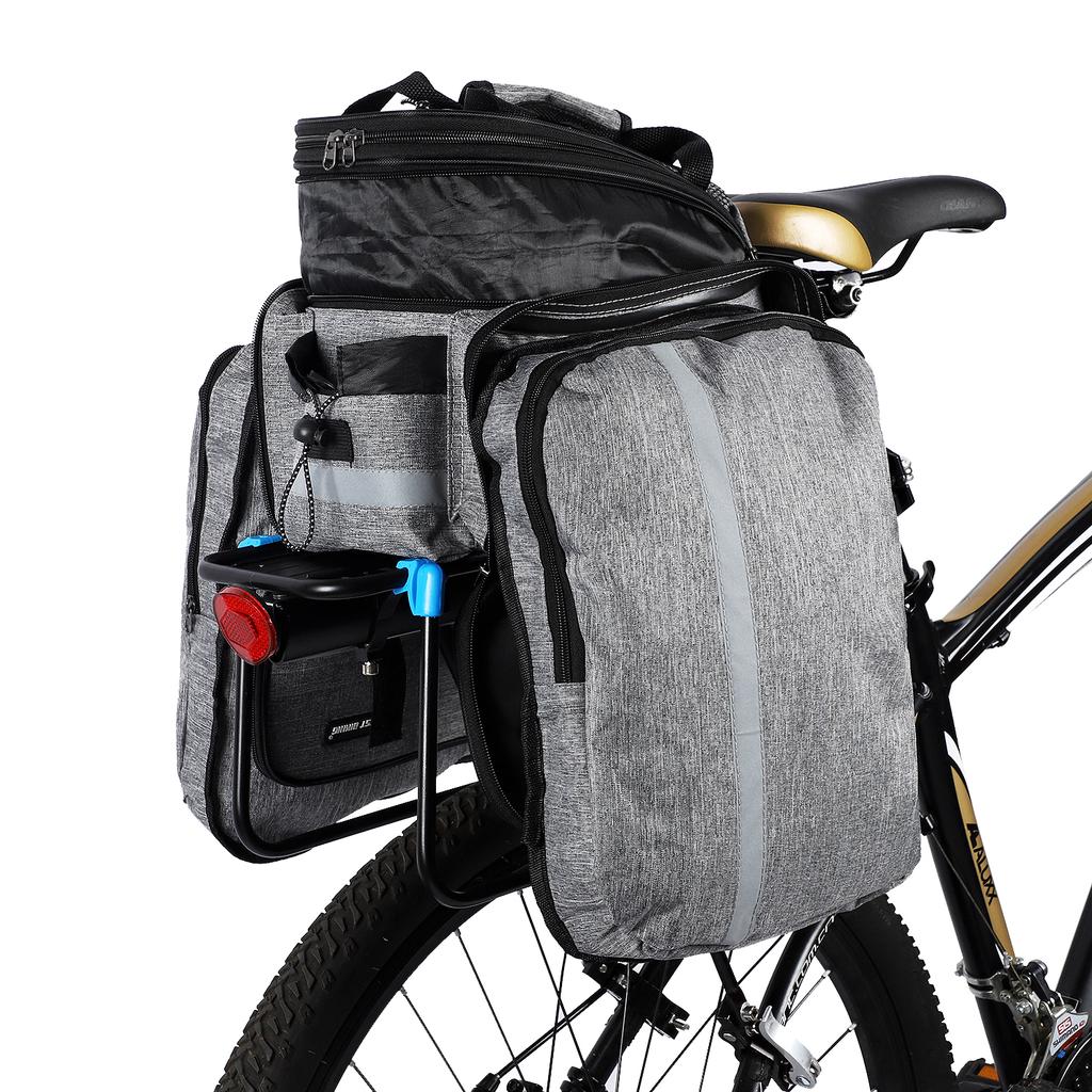 WEST BIKING Large Capacity Cycling Bag Waterproof Mountain Bike Saddle Rack Trunk Bags Luggage