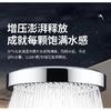 New 135mm Large Panel Pressurized Shower Head 3 Modes Water Saving Spray Nozzle Massage Rainfall Shower Bathroom Accessories