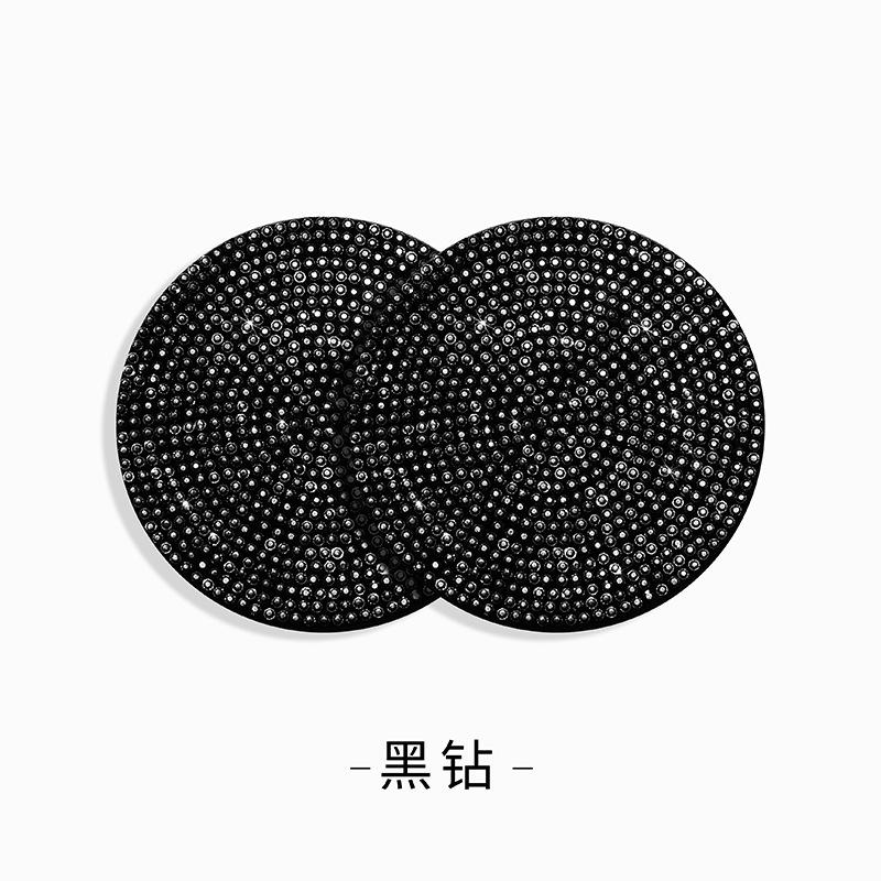 Multifunctional Car Diamond Coaster Water Cup Slot Non-Slip Mat Silica Pad Cup Holder Mat Auto Interior Decoration Accessories