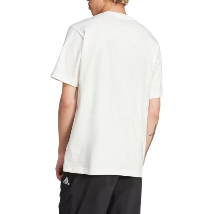 adidas Футболка City Escape Graphic Tee Off White для мужчин в уличном стиле IW2686