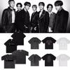 Kpop BTS ARIRANG Альбом Футболка 2026 Япония Стиль Pop-Up Стирка Черный Принт Короткий Рукав Футболка Ретро Оверсайз Уличная Одежда для Army