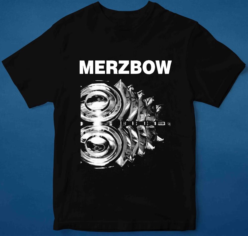 НОВЫЙ Merzbow Band Подарок для фанатов Плотный хлопок Черный S-5XL Футболка EN799 Унисекс Футболка