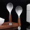 Japanese-style Non-stick Rice Spoon Thickened Wooden Handle Rice Scoop Standing Design Household Restaurant Kitchen Gadgets