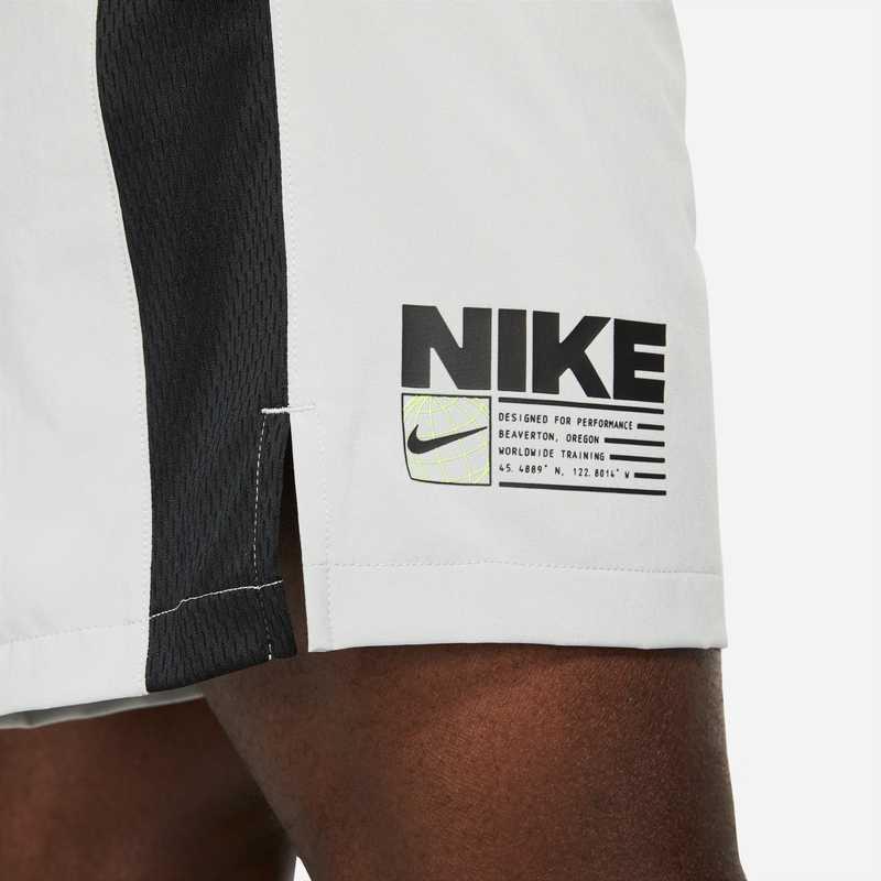 Nike Свободные повседневные шорты с буквенным принтом, мужские шорты светло-дымчато-серого цвета CZ2577-077