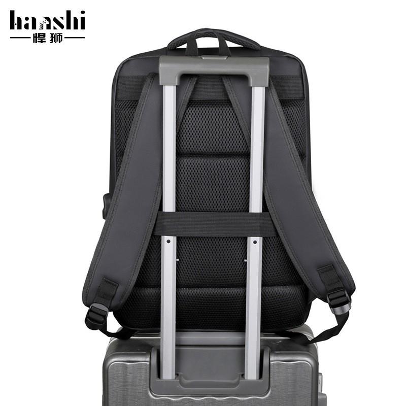 Water-Resistant Urban Commuter Backpack 14-inch Laptop Lightweight Multi-Compartment Travel Bag With Air-Padded Straps