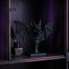 Черная Матовая Скульптура Летучей Мыши, 3D-печатная фигурка, Готическая скульптура, Жуткий Хэллоуинский Декор для камина, Настольное украшение для дома, полки, стола
