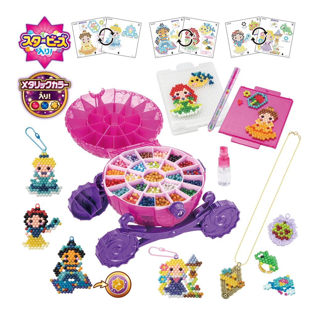 Aquabeads Character Set Princess Sparkling Jewelry Сертификация ST Mark для детей от 6 лет Игрушечные палочки для воды с игрушкой для приготовления воды Aquabeads Epoch