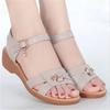Summer Women Sandals Fashion Wedges Soft Bottom Comfortable Casual Mother Shoes Open Toe Women Flat Sandals
