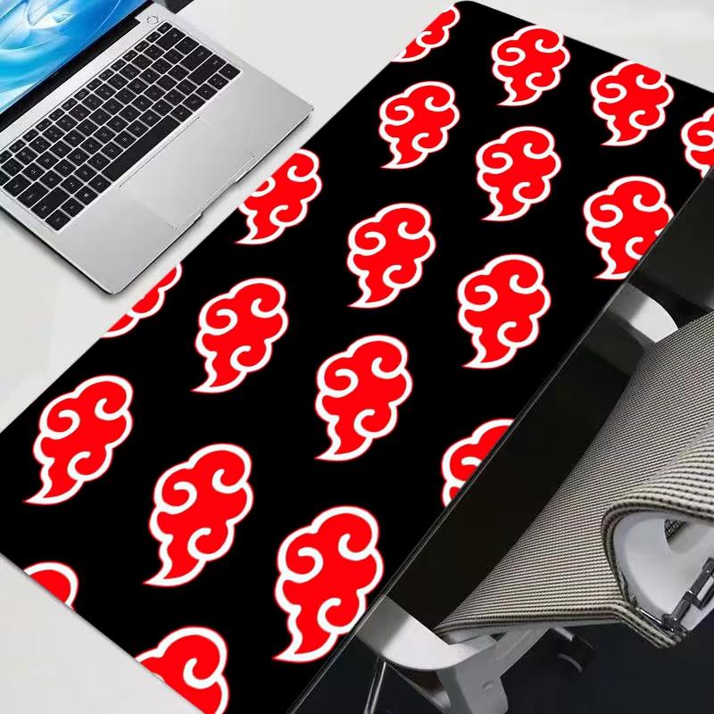 Large Mouse Pad Anime AKATSUKI NNaruto Gaming Accessories Varmilo Keyboard Desk Mat Gabinete Gamer Carpet Mousepad Mouse Mats