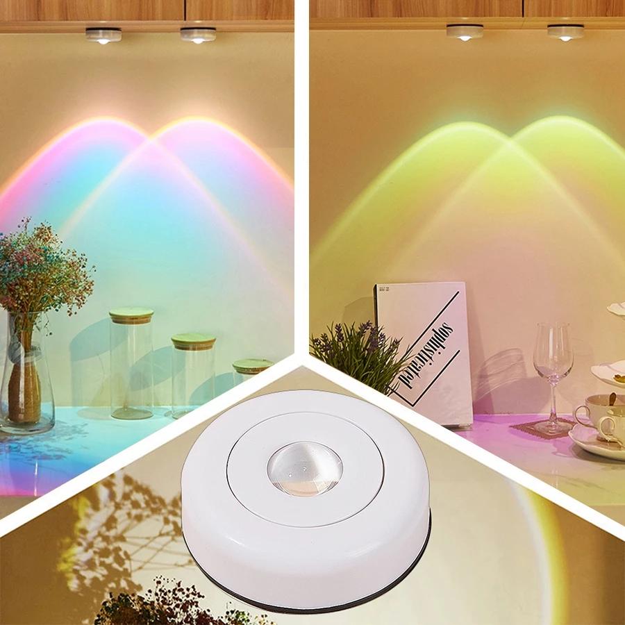 Спальня Декор Светильник Сенсорный Закат Лампа Кабинет Ambient Night Light для Настенных Ламп Кухонный Шкаф Украшения Освещение