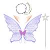 Lightweight Fairy Costume Wing Set Creative Dress Up Wings Set Elf Wings Costume  Masquerade