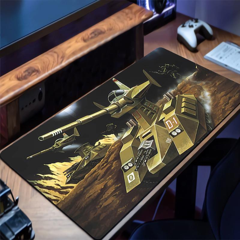 Mouse Pad Mechanical Warrior Gundam Zaku II Rubber Gaming Mats Laptop Mousepad Desk Mat HD Mouse Mat PC Accessories Keyboard Pad