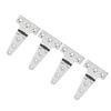 4pcs Heavy Duty Marine Grade T Hinge 316 Stainless Steel Universal Fit Boat Door Hatch T Hinge for Yachts