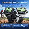4G Смарт-часы Android 11 2,88'' Сенсорный экран 4 ГБ 64 ГБ GPS WiFi SIM Часы-телефон