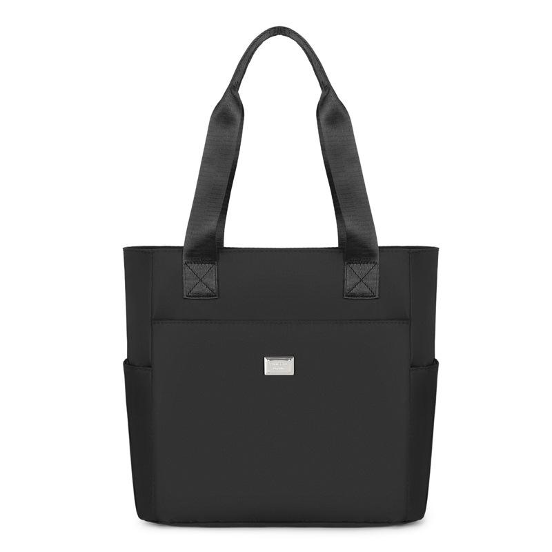 Однотонная простая повседневная наплечная сумка-подмышка, универсальная для ежедневных поездок, практичная сумка-тоут для ношения в руке