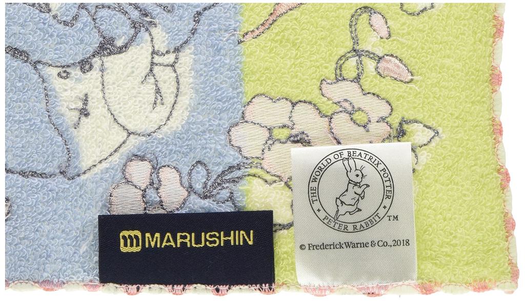 Marushin Питер Кролик Рука 5605004800 Полотенце, 25x25см, Урожай, 100% Хлопок, День Матери, День Рождения, Подарок,