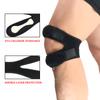 1/2Pcs Pressurized Knee Wrap Sleeve Sport Knee Support Pad Elastic Braces Knee Hole Kneepad Safety Basketball Tennis Cycling Support Bandage Pad