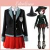 Привлекательный костюм для косплея Danganronpa Юмено Химико Стильное платье школьной формы на Хэллоуин
