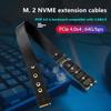 1 Комплект Плата-райзер Адаптер для SSD PCIe 4.0 M.2 M-Key Кабель-удлинитель NVMe для 2230 2242 2260 2280 M.2 PCI-E / M2 NGFF SATA SSD