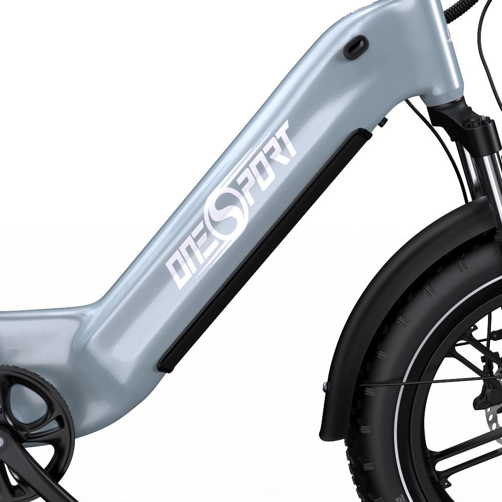 ONESPORT OT08 Adults E-Bike - 500W Responsive Motor 48V18Ah Removable Battery 120KG Weight Capacity Perfect for Daily Errands