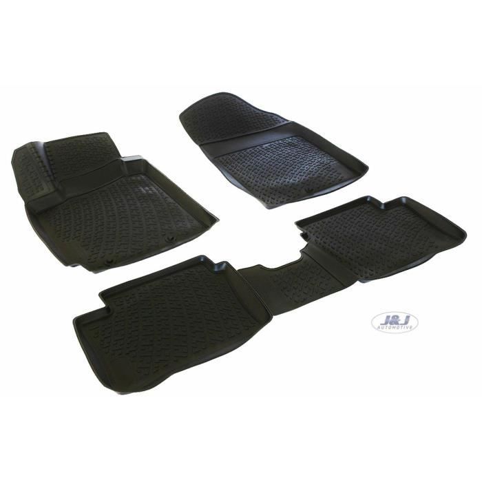Tapis De Sol En Caoutchouc 3D Exclusive J&J AUTOMOTIVE Pour Kia Picanto 2011-2017