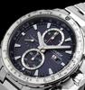 KENTEX Solar Chronograph Model for the Japan Air Water Resistant to 10 ATM Men's Watch, S802M-01, Silver, Self-Defense Force,