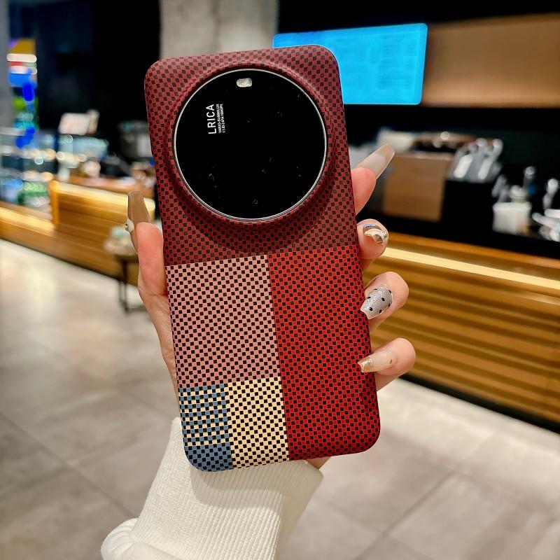 Для Xiaomi 15 15 Pro 15 Ultra Гальванизированный ПК Двусторонний Чехол для Телефона с Водной Трансферной Печатью и Магнитом