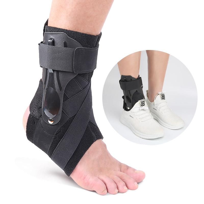 Sports Neoprene Compression Ankle Brace Men Women Outdoor Fitness Basketball Ankle Support Dual-Strut Stabilization Strap