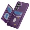 For Samsung Galaxy S25 FE Case RFID Blocking Card Slot Kickstand Leather + TPU Phone Cover