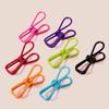 30Pcs Colorful Metal Clips Rust-Proof Corrosion Resistant Non-Slip Reusable Multi-Colored PVC Coated High Elastic Strength Photo Display Clips