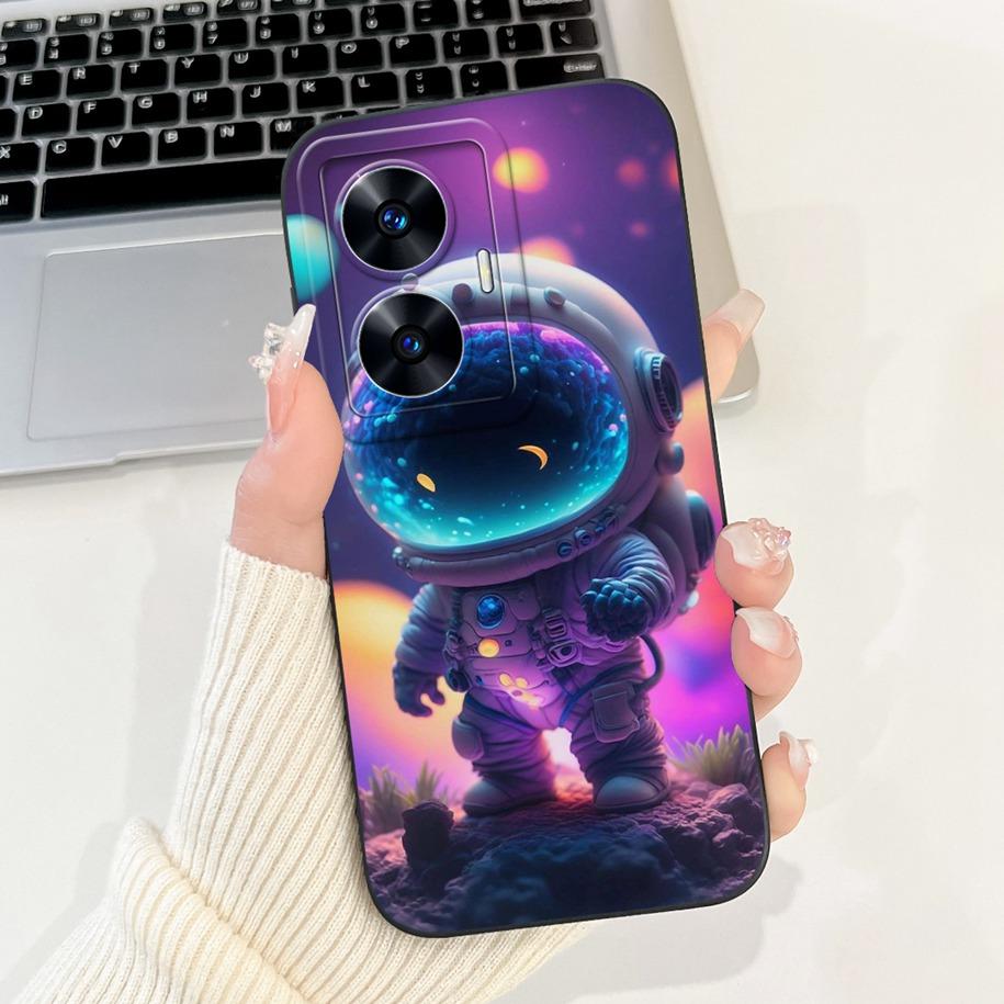 For Realme C55 Case RMX3710 Cover Lovely Avocado Silicon Camera Lens Protective Phone Cover For Realme C55 C 55 RealmeC55 Bumper