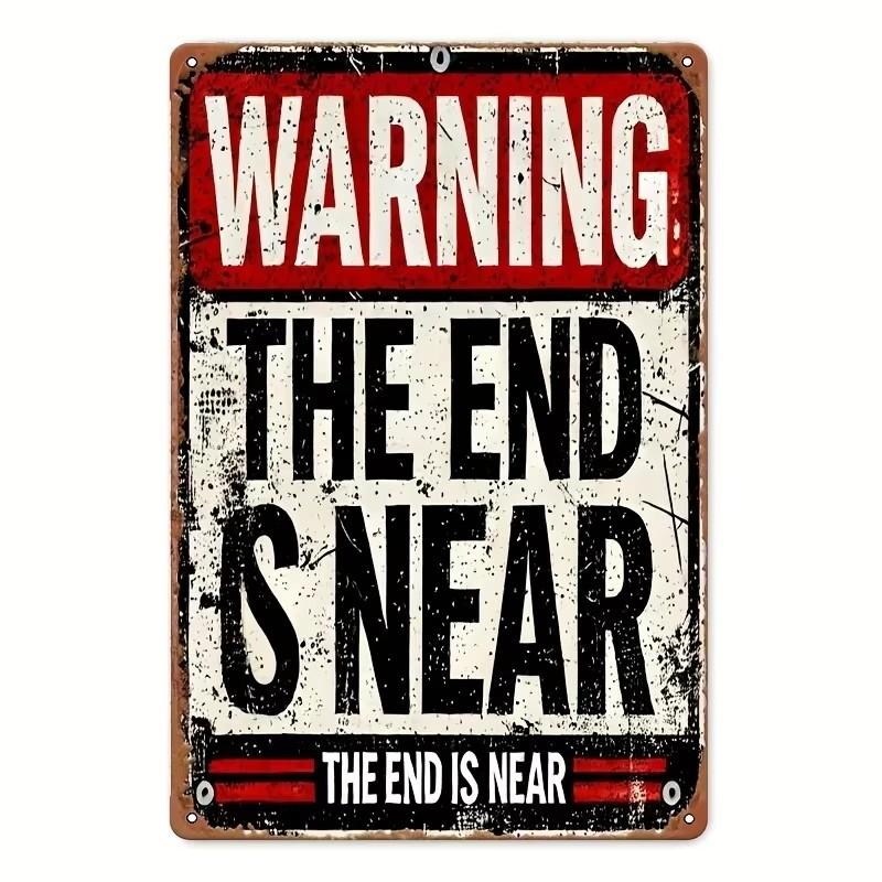 Mfoever Tin Sign Vintage Area Warning Restricted Area Metal Tin Sign Retro No Trespassing Wall Art Decor for Man Cave Garage Bar Rustic Iron P