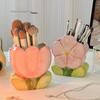 Tulip Flower Flower Makeup Brush Storage Bucket Ceramic Ceramic Tulip Pen Holder  Office Pen Holder