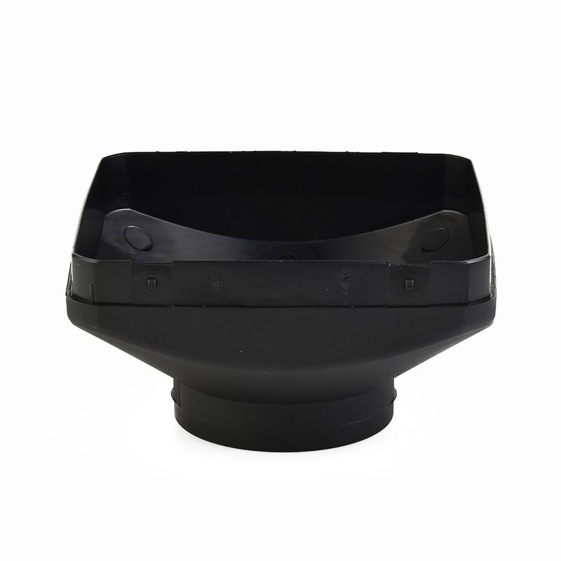 1x Black Single Hole Outlet 75mm Cover For Air Diesel Parking Heater Trucks Heater Single 1 Hole Vent Cover For Car Truck